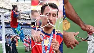 EXPLAINED: Why Spain players cut the goal nets after winning FIFA World Cup 2026 | Football News EXPLAINED: Why Spain players cut the goal nets after winning FIFA World Cup 2026 | Football News