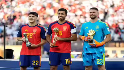 FIFA World Cup 2026 awards: Full winners list as Rodri, Mbappe claim top honours | Football News FIFA World Cup 2026 awards: Full winners list as Rodri, Mbappe claim top honours | Football News