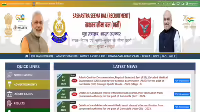 SSB Constable admit card 2026 released at recruitment.ssb.gov.in: Direct link to download hall tickets here SSB Constable admit card 2026 released at recruitment.ssb.gov.in: Direct link to download hall tickets here