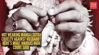 Not wearing Mangalsutra cruelty against husband? Madras High Court’s verdict which ended this marriage said, “Removal of thali chain is often treated as…” Not wearing Mangalsutra cruelty against husband? Madras High Court’s verdict which ended this marriage said, “Removal of thali chain is often treated as…”