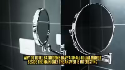 Hotel Bathroom Mirror: You have seen this mirror in almost every hotel bathroom, but do you know its real purpose? Hotel Bathroom Mirror: You have seen this mirror in almost every hotel bathroom, but do you know its real purpose?