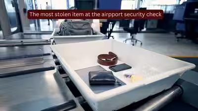 This is the No. 1 item stolen at airport security checkpoints and how you can protect it This is the No. 1 item stolen at airport security checkpoints and how you can protect it