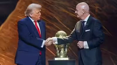 What Donald Trump said to FIFA chief Gianni Infantino about Folarin Balogun’s red card – Full conversation | Football News What Donald Trump said to FIFA chief Gianni Infantino about Folarin Balogun’s red card – Full conversation | Football News