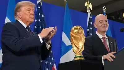 ‘They rigged the election, and I got the World Cup’: Donald Trump praises Infantino over Balogun decision while reviving 2020 claims | Football News ‘They rigged the election, and I got the World Cup’: Donald Trump praises Infantino over Balogun decision while reviving 2020 claims | Football News