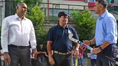 On hockey, humility and lessons that last: Rahul Dravid recalls formative years, inspires youngsters | Cricket News On hockey, humility and lessons that last: Rahul Dravid recalls formative years, inspires youngsters | Cricket News