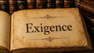 Word of the day: Exigence | Word of the day: Exigence |