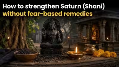 How to strengthen Saturn (Shani) without fear-based remedies How to strengthen Saturn (Shani) without fear-based remedies