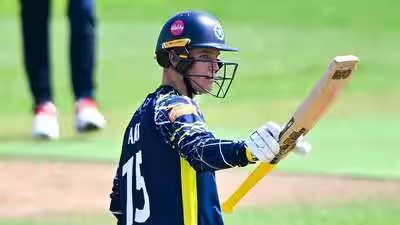 6 balls, 6 sixes: Batter unleashes stunning power-hitting blitz in county match | Cricket News 6 balls, 6 sixes: Batter unleashes stunning power-hitting blitz in county match | Cricket News