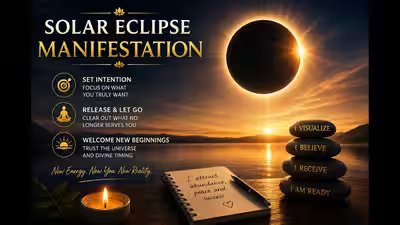 Solar Eclipse Manifestation Aug 12: How to set intentions during the eclipse to attract financial abundance & deep peace Solar Eclipse Manifestation Aug 12: How to set intentions during the eclipse to attract financial abundance & deep peace