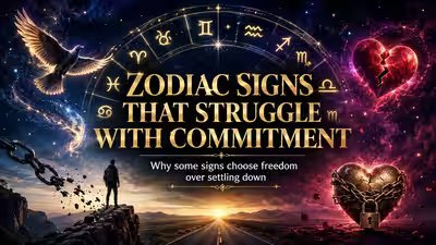 According to astrology, these 3 zodiac signs can struggle with commitment and often choose freedom over settling down According to astrology, these 3 zodiac signs can struggle with commitment and often choose freedom over settling down