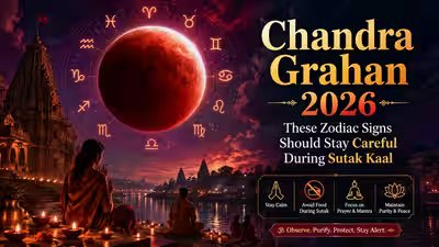 Chandra Grahan 2026: These Zodiac Signs Should Stay Careful During Sutak Kaal Chandra Grahan 2026: These Zodiac Signs Should Stay Careful During Sutak Kaal