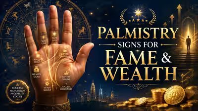 Palmistry Signs for Fame & Wealth: How three intersecting lines can trigger sudden public recognition, unexpected luck, and high-status success Palmistry Signs for Fame & Wealth: How three intersecting lines can trigger sudden public recognition, unexpected luck, and high-status success
