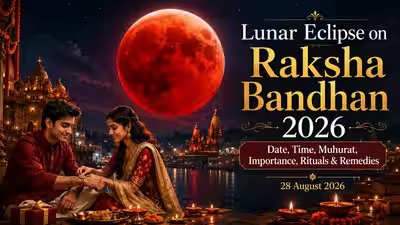 Lunar Eclipse on Raksha Bandhan 2026: Date, Time, Muhurat, Importance, Rituals and Remedies Lunar Eclipse on Raksha Bandhan 2026: Date, Time, Muhurat, Importance, Rituals and Remedies