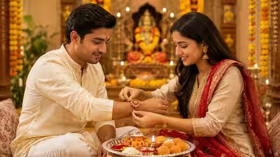 Raksha Bandhan 2026: Why Is Rakhi Tied on the Right Wrist? Know the Spiritual Meaning Raksha Bandhan 2026: Why Is Rakhi Tied on the Right Wrist? Know the Spiritual Meaning
