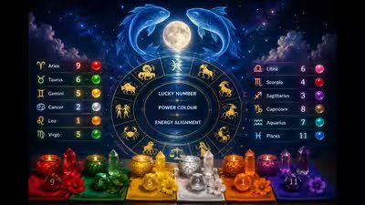 Lucky Number and Colour Today, 30 August, 2026: Check your zodiac sign’s lucky number, power colour, and energy alignment under the wise Pisces Lunar Transit Lucky Number and Colour Today, 30 August, 2026: Check your zodiac sign’s lucky number, power colour, and energy alignment under the wise Pisces Lunar Transit