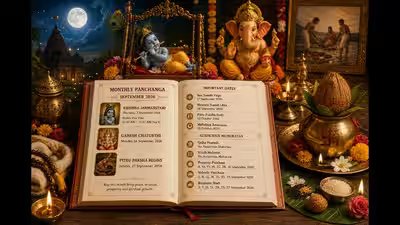 Monthly Panchanga for September 2026: Janmashtami, Ganesh Chaturthi, Pitru Paksha, Major Transits, Auspicious Muhuratas complete guide Monthly Panchanga for September 2026: Janmashtami, Ganesh Chaturthi, Pitru Paksha, Major Transits, Auspicious Muhuratas complete guide