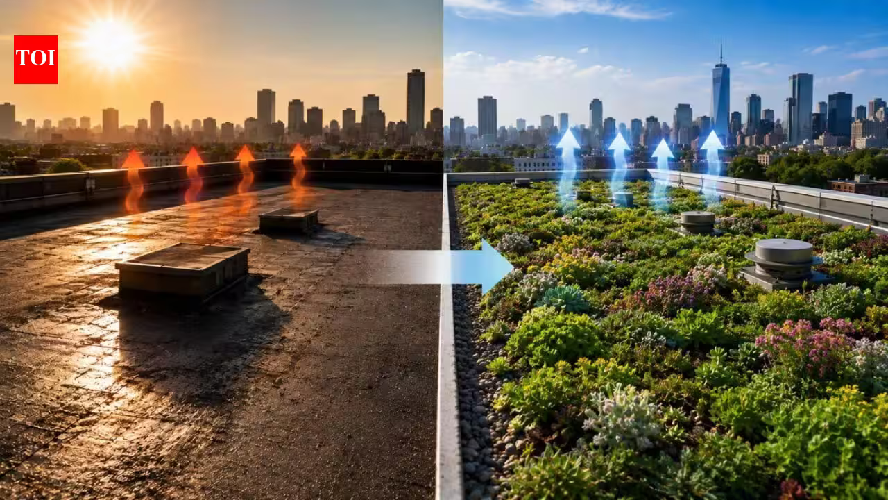 Scientists reveal how green roofs lower rooftop temperatures by 40°F from heat traps to cooling systems | Scientists reveal how green roofs lower rooftop temperatures by 40°F from heat traps to cooling systems |