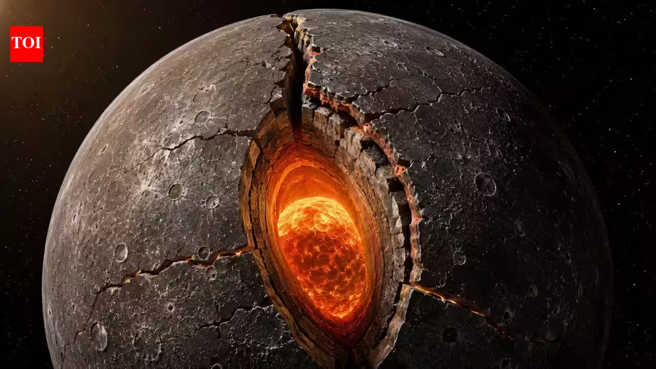Mercury is still shrinking after billions of years: How its giant cooling core is cracking the planet’s thin crust | Mercury is still shrinking after billions of years: How its giant cooling core is cracking the planet’s thin crust |