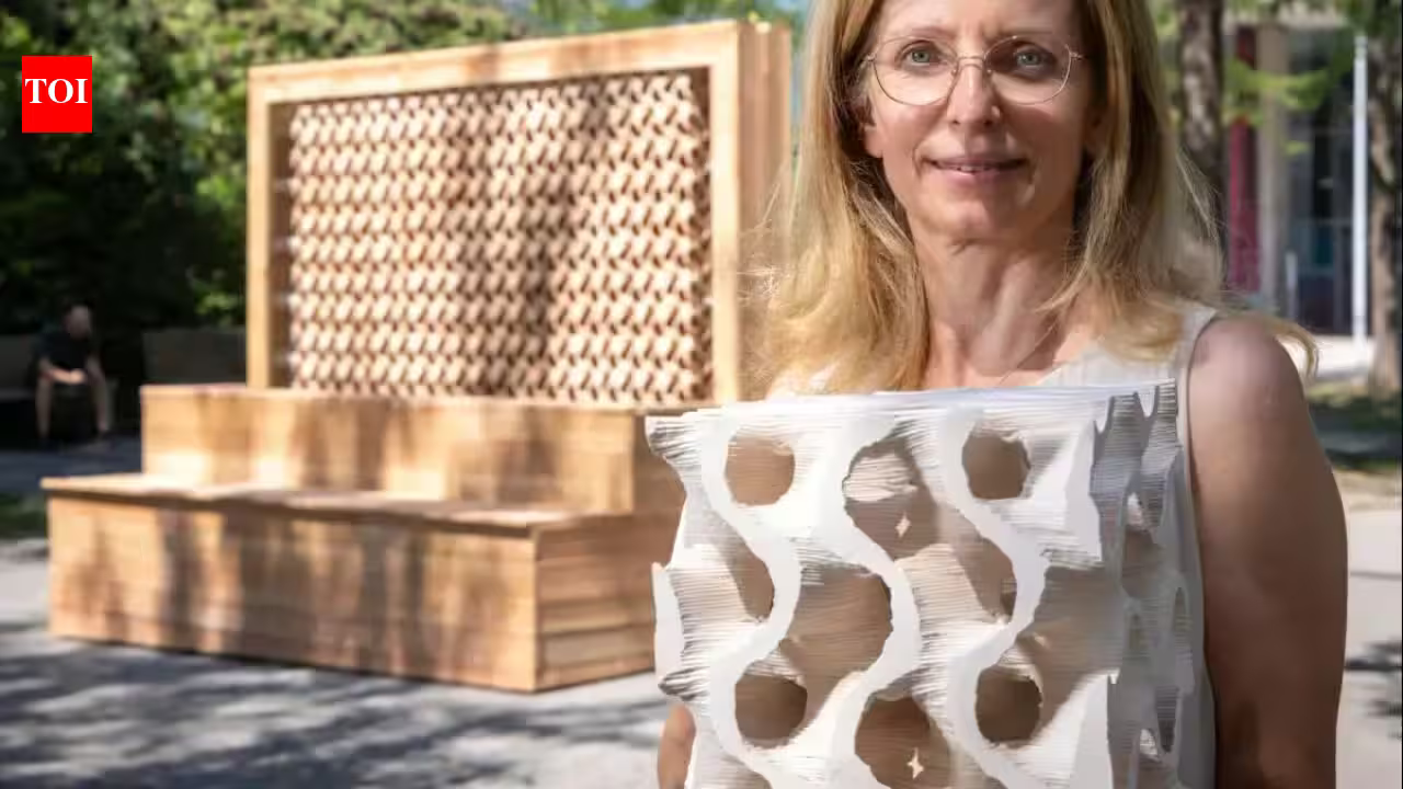 Scientists filled a strange 3D-printed clay cube with water and discovered it could cool air by nearly 7°C | Scientists filled a strange 3D-printed clay cube with water and discovered it could cool air by nearly 7°C |