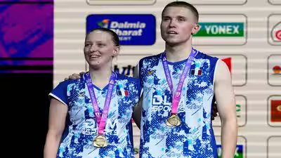Gicquel and Delphine Delrue script history on Indian soil, become France’s first-ever BWF World Champions | Badminton News Gicquel and Delphine Delrue script history on Indian soil, become France’s first-ever BWF World Champions | Badminton News
