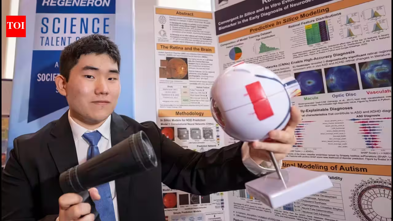 Meet Edward Kang, the 17-year-old New Jersey student who used retinal images to train AI for autism and ADHD screening; his project won a $175,000 science prize Meet Edward Kang, the 17-year-old New Jersey student who used retinal images to train AI for autism and ADHD screening; his project won a $175,000 science prize