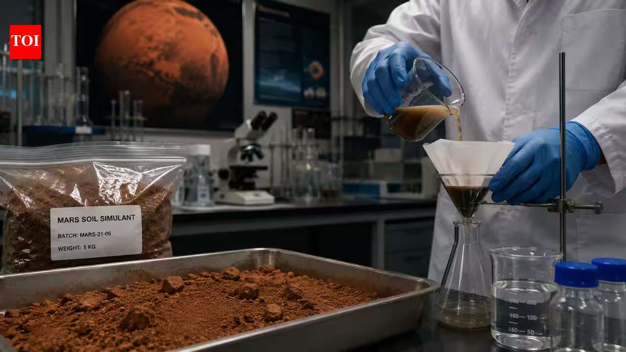 Meet Jeremiah Bents, the Minnesota student who recreated Mars soil in a lab to test whether future astronauts could clean contaminated water | Meet Jeremiah Bents, the Minnesota student who recreated Mars soil in a lab to test whether future astronauts could clean contaminated water |