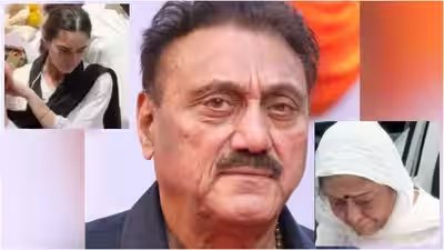 Karishma Kohli carries father Kuku Kohli’s mortal remains, Aruna Irani breaks down at funeral; heartbreaking visuals went viral | Hindi Movie News Karishma Kohli carries father Kuku Kohli’s mortal remains, Aruna Irani breaks down at funeral; heartbreaking visuals went viral | Hindi Movie News