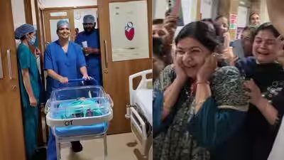 After 52 years of only boys, an Indore family finally welcomed a baby girl: The video of their reaction is winning hearts across the internet After 52 years of only boys, an Indore family finally welcomed a baby girl: The video of their reaction is winning hearts across the internet