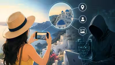Mcafee Labs: Your holiday photo may reveal more than you think: McAfee says AI tools could identify a photo’s location with up to 91% accuracy, giving scammers fresh clues to build convincing personalised frauds | Mcafee Labs: Your holiday photo may reveal more than you think: McAfee says AI tools could identify a photo’s location with up to 91% accuracy, giving scammers fresh clues to build convincing personalised frauds |