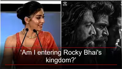 ‘Am I entering Rocky Bhai’s kingdom?’: ‘Toxic’ actor Nayanthara recalls first meeting Yash | Kannada Movie News ‘Am I entering Rocky Bhai’s kingdom?’: ‘Toxic’ actor Nayanthara recalls first meeting Yash | Kannada Movie News