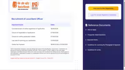 Bank of Baroda LBO recruitment 2026: Registration begins for 2,482 Local Bank Officer posts; check direct link to apply Bank of Baroda LBO recruitment 2026: Registration begins for 2,482 Local Bank Officer posts; check direct link to apply