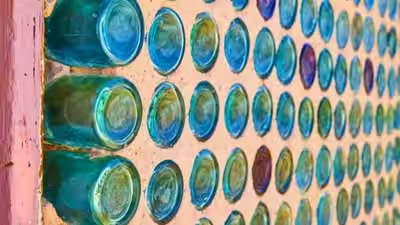 DIY: How to turn old glass bottles into beautiful pavers on a budget DIY: How to turn old glass bottles into beautiful pavers on a budget