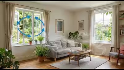 How to improve airflow in a room without installing anything | How to improve airflow in a room without installing anything |