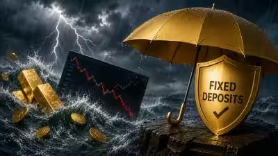 As gold, stock markets lose lustre – why your humble fixed deposit is forever As gold, stock markets lose lustre – why your humble fixed deposit is forever