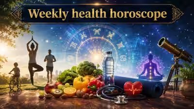 Weekly Health Horoscope Predictions, August 09 to August 15, 2026: Tips for wellness and balance based on each zodiac sign Weekly Health Horoscope Predictions, August 09 to August 15, 2026: Tips for wellness and balance based on each zodiac sign