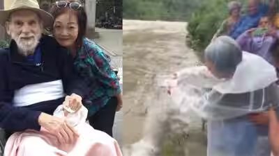 Meet Mieko Catlett: Japanese woman who travelled to Uttarakhand years after her husband’s death to fulfil his last wish of immersing his ashes in the sacred Saryu River | Meet Mieko Catlett: Japanese woman who travelled to Uttarakhand years after her husband’s death to fulfil his last wish of immersing his ashes in the sacred Saryu River |