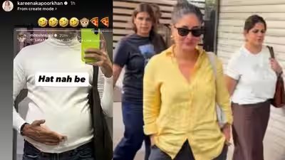 Kareena Kapoor Khan breaks silence on her viral pregnancy claims, denies in a hilarious way: ‘Pagal kar dete ho yaar!’ | Kareena Kapoor Khan breaks silence on her viral pregnancy claims, denies in a hilarious way: ‘Pagal kar dete ho yaar!’ |