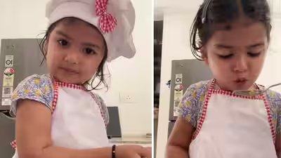 ‘World’s best little chef’: Little girl’s dal dhokli recipe video wins hearts online ‘World’s best little chef’: Little girl’s dal dhokli recipe video wins hearts online