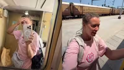 ‘India doesn’t scare me anymore’: Russian traveller’s first 3AC train ride turns into a life lesson, from culture shock to falling in love with India ‘India doesn’t scare me anymore’: Russian traveller’s first 3AC train ride turns into a life lesson, from culture shock to falling in love with India