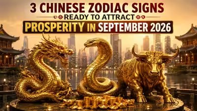 3 Chinese zodiac signs ready to attract prosperity in September 2026 3 Chinese zodiac signs ready to attract prosperity in September 2026