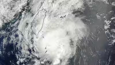 Taiwan braces for Typhoon Saudel as torrential rains lash southern regions Taiwan braces for Typhoon Saudel as torrential rains lash southern regions