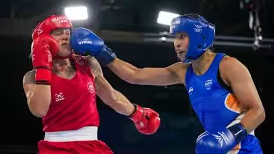 Lovlina Borgohain settles for silver after narrow loss in CWG 2026 boxing final | Commonwealth Games News Lovlina Borgohain settles for silver after narrow loss in CWG 2026 boxing final | Commonwealth Games News