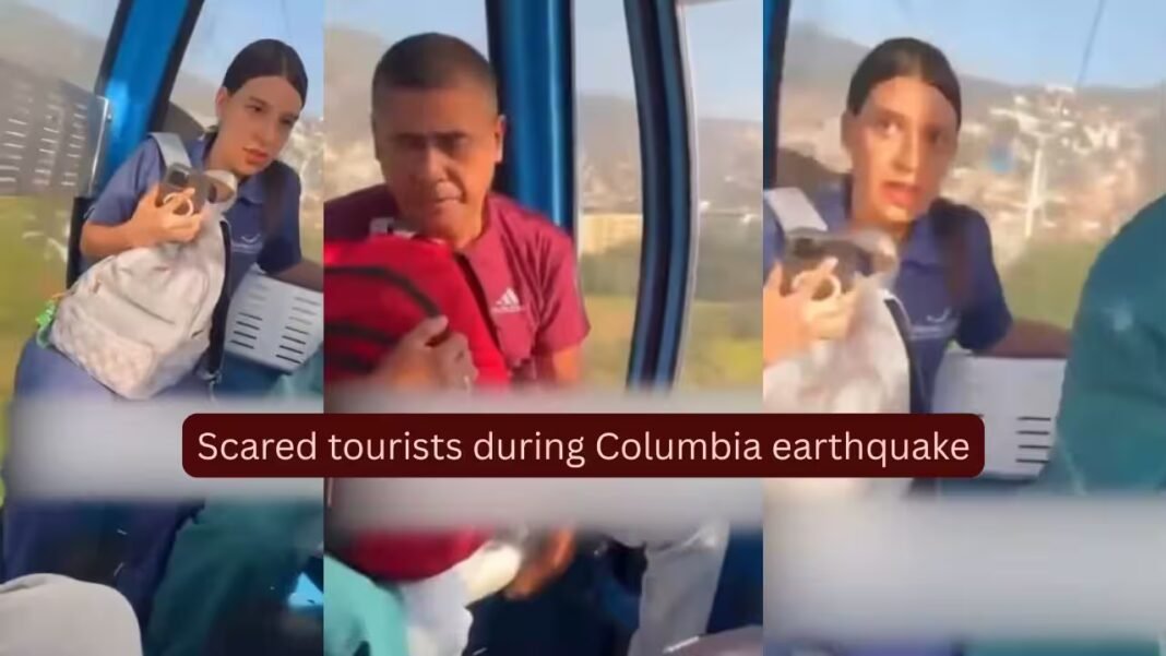 Colombia Earthquake: WATCH: Terrified tourists scream as cable car swings violently during Colombia’s 7.4-magnitude earthquake; video captures panic in mid-air | Colombia Earthquake: WATCH: Terrified tourists scream as cable car swings violently during Colombia’s 7.4-magnitude earthquake; video captures panic in mid-air |