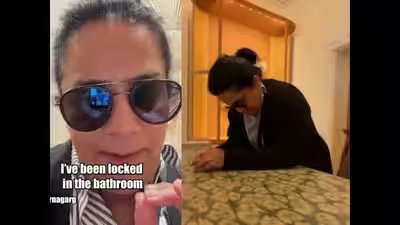 ‘No one said a word, apologised or even made eye contact with me’: Indian-American comedian Zarna Garg says she was trapped in Hermès bathroom for 80 minutes in Berlin ‘No one said a word, apologised or even made eye contact with me’: Indian-American comedian Zarna Garg says she was trapped in Hermès bathroom for 80 minutes in Berlin
