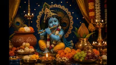 Janmashtami 2026 Puja Muhurat: Exact 46 Minutes for Midnight Krishna Worship Janmashtami 2026 Puja Muhurat: Exact 46 Minutes for Midnight Krishna Worship