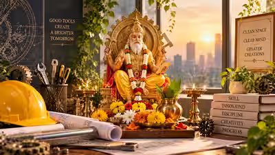 Vishwakarma Puja 2026: 5 Things to Remove From Your Workplace Before the Puja Vishwakarma Puja 2026: 5 Things to Remove From Your Workplace Before the Puja