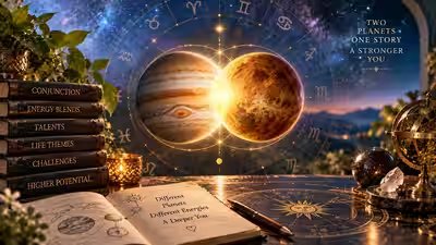 Two Planets Together in Your Birth Chart? Here’s What This ‘Conjunction’ Really Means Two Planets Together in Your Birth Chart? Here’s What This ‘Conjunction’ Really Means