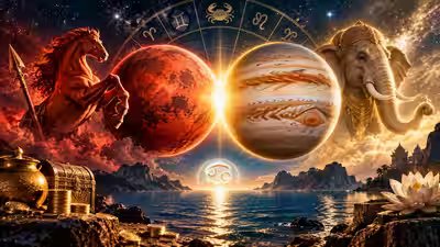 A Weak Mars Meets Powerful Jupiter in Cancer: What Does This Transit Mean for Your Luck, Money And Wealth? A Weak Mars Meets Powerful Jupiter in Cancer: What Does This Transit Mean for Your Luck, Money And Wealth?