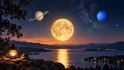 Harvest Moon 2026: Saturn Will Be Nearby, but Can You See Neptune Too? Harvest Moon 2026: Saturn Will Be Nearby, but Can You See Neptune Too?
