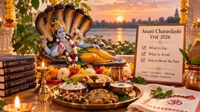 Anant Chaturdashi Vrat 2026 Do & Don’ts: Fasting Rituals, Sacred Foods & How to Break Vrat Anant Chaturdashi Vrat 2026 Do & Don’ts: Fasting Rituals, Sacred Foods & How to Break Vrat